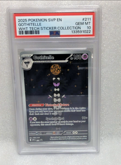 2025 POKEMON SVP EN-SV BLACK STAR PROMO #211 GOTHITELLE PSA 10 - Image 1