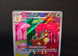 Pokemon TCG Sawsbuck Illustration Rare 166/162 SV05 Temporal Forces PSA fast - Image 4