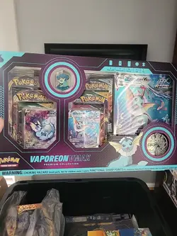 Pokemon Vaporeon VMAX Premium Collection Box Sealed Evolving Skies - Image 3