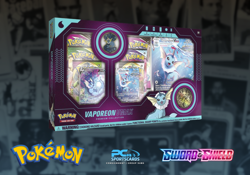 Pokemon Sword & Shield Vaporeon Vmax Premium Collection Box Factory Sealed WPG14 - Image 1