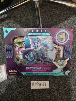 Pokemon TCG Vaporeon VMAX Premium Collection Box | Brand New Sealed - Image 1