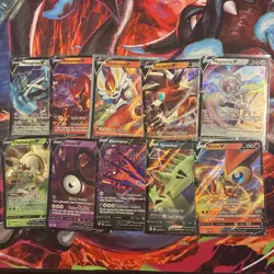 Pokemon TCG V Card Lot Mixed Lot Of 10 Cards - Image 1