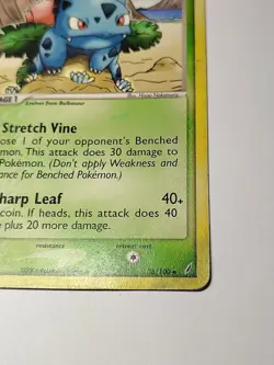 Ivysaur 35/100 Uncommon EX Crystal Guardians Pokemon Card - Image 4