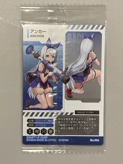 Anchor - No. 006 - Goddess of Victory: Nikke Wafer / Itajaga Card Japanese - Image 2