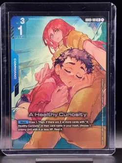 [ENGLISH] Gundam TCG Card Game A Healthy Curiosity - GD03 - 101 R+ Alt Art Foil - Image 1