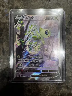 Pokemon TCG Celebi v Alternate Full Art Holo Card 245/264 Swsh08: Fusion Strike - Image 1