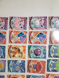 LP/NM 50 BLUE LOGO Pokemon Topps cards lot Logo 1999 - Image 5