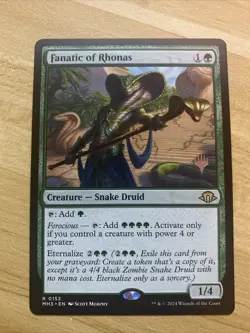 Fanatic of Rhonas Modern Horizons 3 Rare Regular Card NM Condition - Image 1