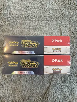 Pokemon TCG Surging Sparks Costco 2-Pack - ETB & Booster Bundle - LOT OF 2 - Image 3