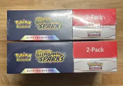 Lot of 2: Pokemon Surging Sparks ETB + Booster Bundle COSTCO 2-Pack - Image 2