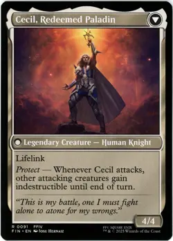 ERROR CARD Cecil, Dark Knight / Cecil, Redeemed Paladin 0091 - Final Fantasy - Image 2