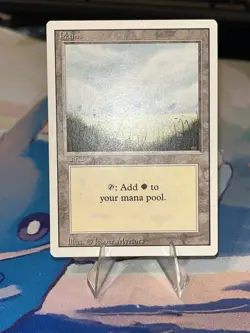 Plains (B) Revised Edition Regular Back Side Is Miscut / Offcenter Center - Image 1