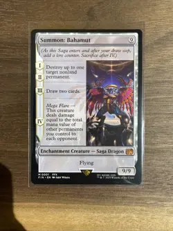 Summon: Bahamut Final Fantasy Magic the Gathering M 0001 Non Foil Mythic - Image 1