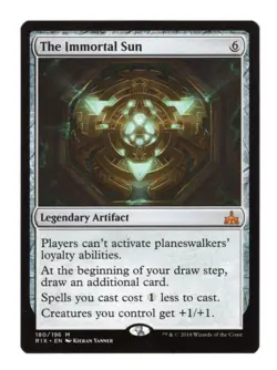 MTG the Immortal Sun 180/196 Rivals of Ixalan Card Regular, Near Mint Condition - Image 1