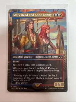 Mary Read and Anne Bonny (Borderless) Universes Beyond: Assassin's Creed #120 R - Image 1