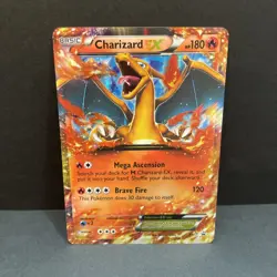 Pokemon TCG Charizard EX XY17 Black Star Promo Holo Lightly Played - Image 1