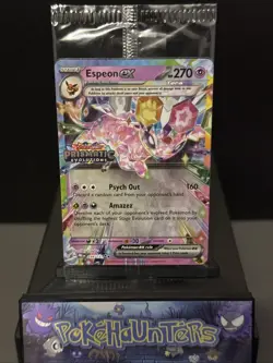 Pokemon Card Espeon EX 034/131 Stamped Prismatic Evolutions Sealed Promo - Image 1