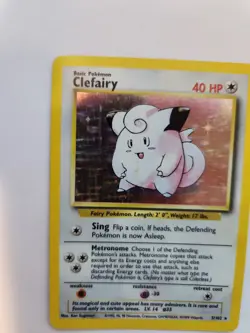 Clefairy Base Set Holo Pokemon Card WOTC NM - Image 4