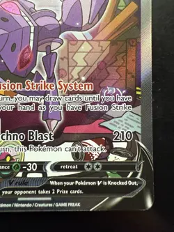 Pokemon Genesect V (Alternate Full Art) 255/264 Swsh08: Fusion Strike Holo (NM) - Image 5