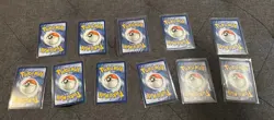 Pokemon TCG Mixed Illustration Rare’s Lot 11 Cards Pikachu Meowth Piplup etc. - Image 2
