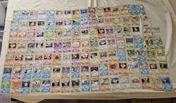 Big Collection 117x WotC Vintage Pokemon Cards! Base Jungle Fossil Rocket GymNeo - Image 1