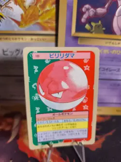 Pokemon Karte Card Topsun 1995 blue back bandai japanese Voltorb Voltobal NM - Image 1