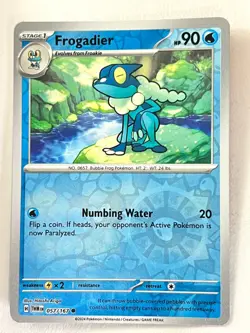 Frogadier 057/167 Reverse Holo Common Twilight Masquerade Pokemon - Near Mint NM - Image 1