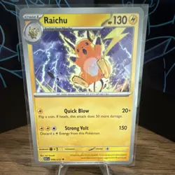 2026 Pokemon Raichu 056/217 Ascended Hero’s Pack Fresh possible PSA 10 - Image 1