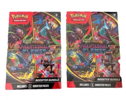 Pokemon TCG ME02 Phantasmal Flames Booster Bundle Sealed New X2 - Image 1
