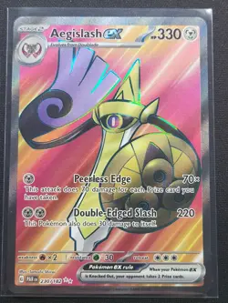 Aegislash ex 230/182 (Ultra Rare) Paradox Rift Near Mint Pokemon TCG - Image 1