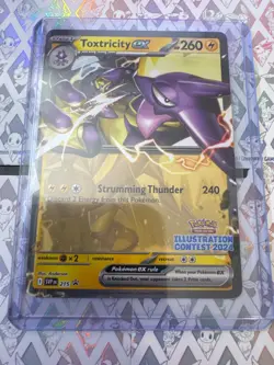 Pokemon Illustration Contest 2024 Toxtricity ex SVP 215 Promo Near Mint - Image 1