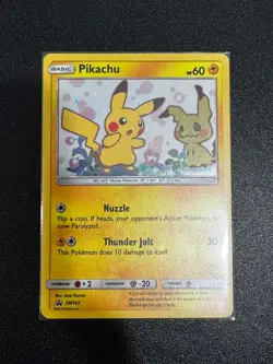 Pokemon Pikachu SM162 Black Star Promo Mimikyu NM + Minty Condition - Image 2