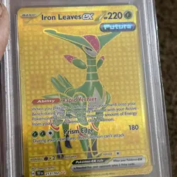 Iron Leaves ex 2024 Pokemon Temporal Forces Hyper Rare # 213 PSA 10 Gem Mint - Image 3
