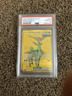 Iron Leaves ex 2024 Pokemon Temporal Forces Hyper Rare # 213 PSA 10 Gem Mint - Image 4