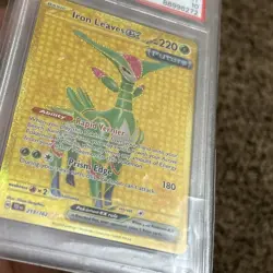 Iron Leaves ex 2024 Pokemon Temporal Forces Hyper Rare # 213 PSA 10 Gem Mint - Image 5