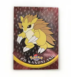 [LP] Topps 1999 Sandslash #28 Pokemon TV Animation Edition Series 1 Foil (Black) - Image 1