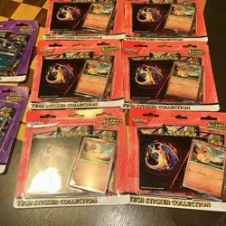 Pokemon Mega Evolution S2.5 Ascended Heroes Tech Sticker 3 pack blister-Lot of 8 - Image 2