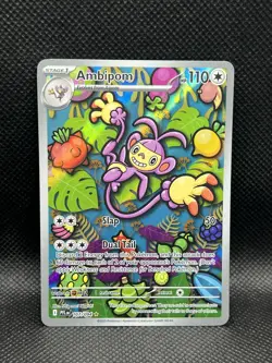Ambipom 107/094 IR Phantasmal Flames Me02 ILLUSTRATION RARE HOLO Pokemon English - Image 1