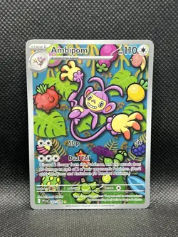 Ambipom 107/094 IR Phantasmal Flames Me02 ILLUSTRATION RARE HOLO Pokemon English - Image 3