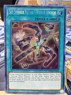 Sky Striker Mecha - Widow Anchor - DASA-EN034 - Secret Rare - 1st Ed - Image 1