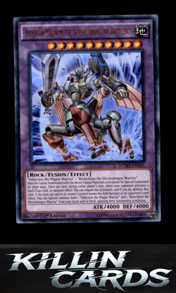 1st Edition Imperion Magnum the Superconductive Battlebot SDMY-EN041 Ultra Rare - Image 1