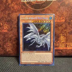 YUGIOH Blue-Eyes Alternative White Dragon RA02-EN010 SECRET RARE NM 1ST ED - Image 1