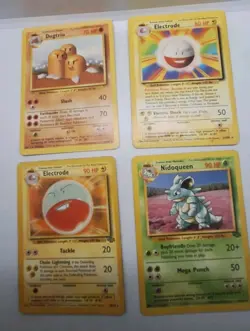 Pokemon Cards WOTC Rare Non Holo x8 Vintage Lot Base Jungle Fossil Team Rocket - Image 1