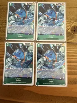 One Piece TCG Jinbe EB04-015 R Playset (x4 Cards) - Image 1