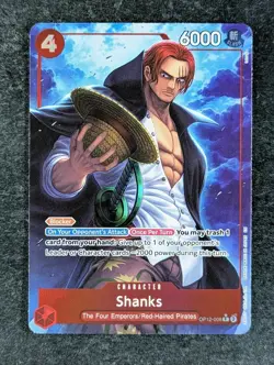 2025 One Piece SHANKS #OP12-008 Legacy of the Master Rare English - Image 1