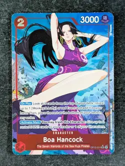 2025 One Piece BOA HANCOCK #OP12-014 Legacy of the Master Super Rare Alt Art ENG - Image 1