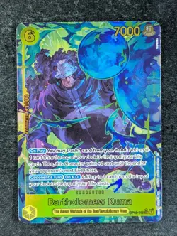 2025 One Piece BARTHOLOMEW KUMA #OP12-119 Legacy of the Master Secret Rare ENG - Image 1
