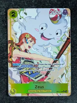 2025 One Piece ZEUS #OP11-106 A Fist of Divine Speed Rare English - Image 1