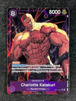 2025 One Piece CHARLOTTE KATAKURI #OP11-067 A Fist of Divine Speed SR English - Image 1