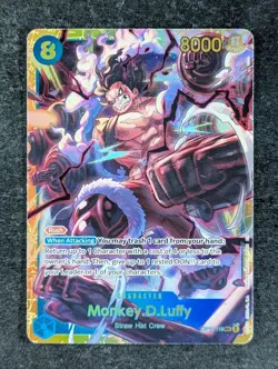 2025 One Piece MONKEY.D. LUFFY #OP11-118 A Fist of Divine Speed SEC English (C) - Image 1